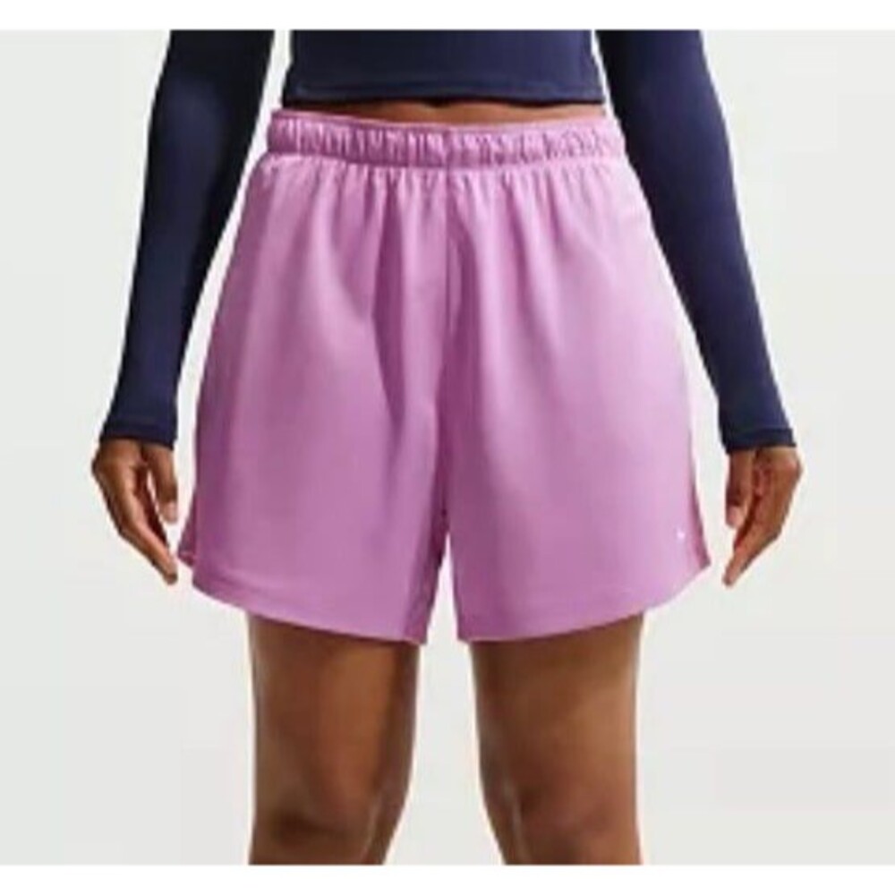 Nike Women's Attack Dri-FIT Mid-Rise Shorts Size M Light Magenta New With Tags